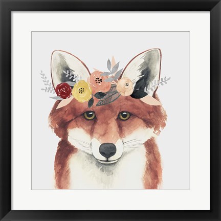 Framed Flower Crown Forester IV Print