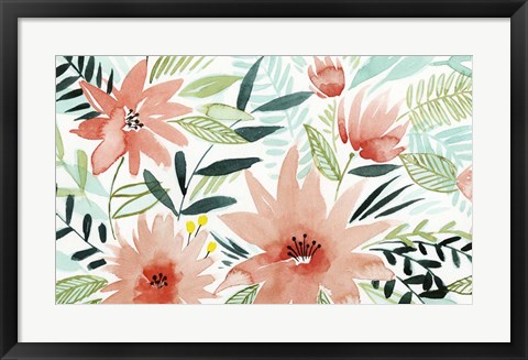 Framed Tropical Drift II Print