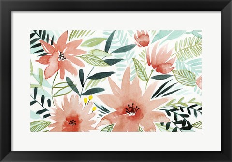 Framed Tropical Drift II Print