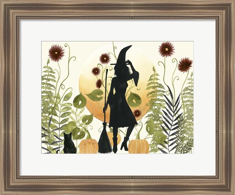 Framed Witch&#39;s Garden II Print