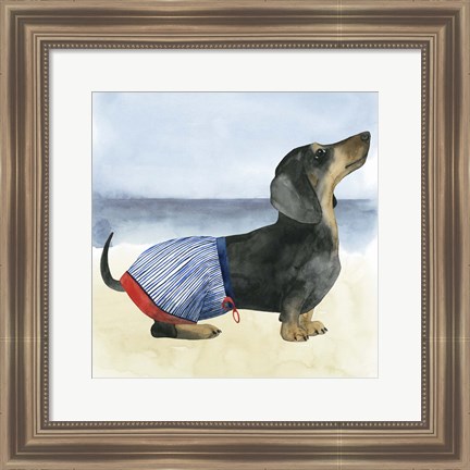 Framed Hot Dog IV Print