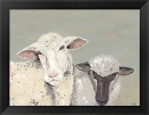 Framed Sweet Lambs I Print