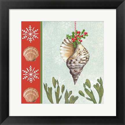 Framed Christmas Coastal II Print