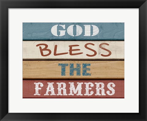 Framed Farm Sentiment III Print