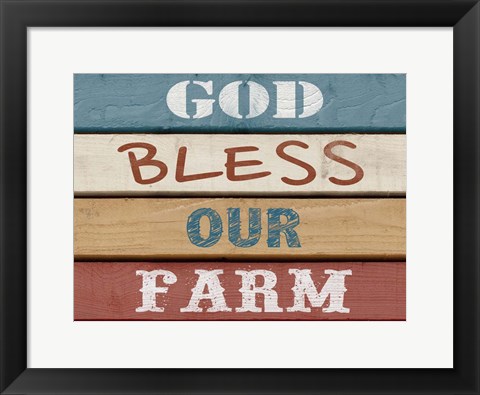 Framed Farm Sentiment IV Print