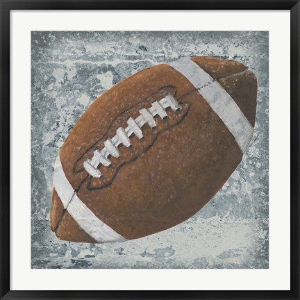 Framed Grunge Sporting II Print