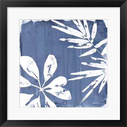 Framed Tropical Indigo Impressions III Print