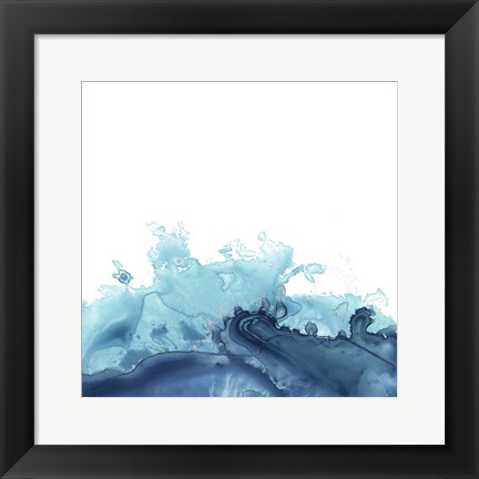 Framed Splash Wave III Print