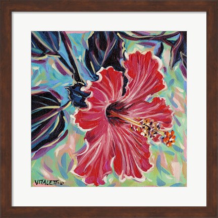 Framed Hawaiian Beauty I Print