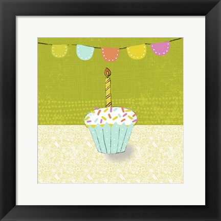 Framed Retro Birthday III Print