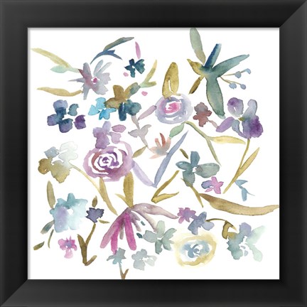 Framed Concord Florals II Print