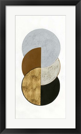 Framed Stacked Coins II Print