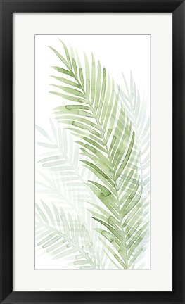 Framed Faint Palms I Print