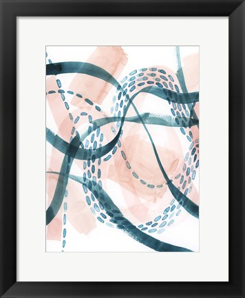 Framed Ripple Flux I Print