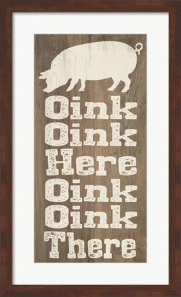 Framed Animal Farm I Print