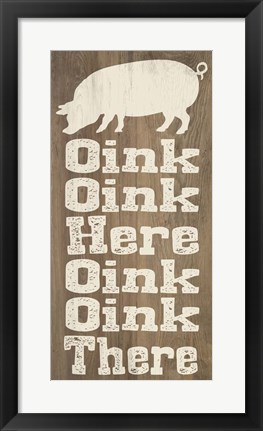 Framed Animal Farm I Print