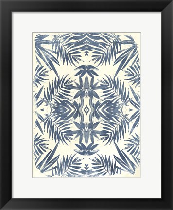 Framed Tropical Kaleidoscope I Print