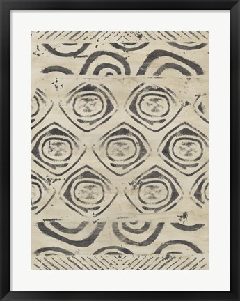 Framed Pattern Bazaar VI Print