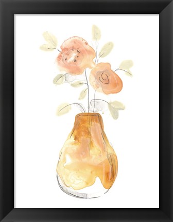 Framed Blossom Pop Study II Print