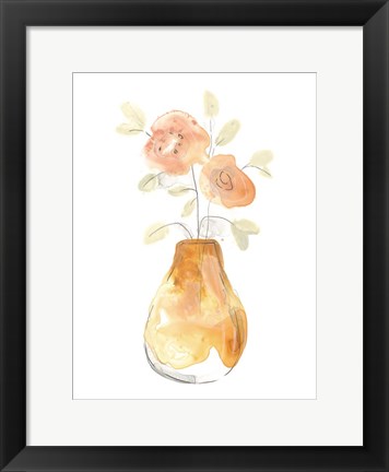 Framed Blossom Pop Study II Print