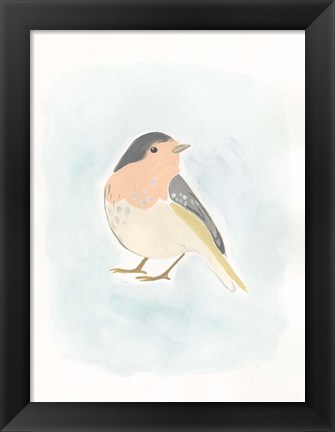 Framed Dapper Bird III Print