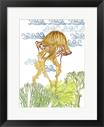 Framed Undersea Creatures IV Print