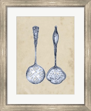 Framed Antique Utensils IV Print