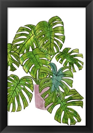 Framed Potted Jungle I Print