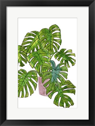 Framed Potted Jungle I Print