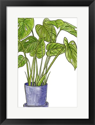 Framed Potted Jungle III Print