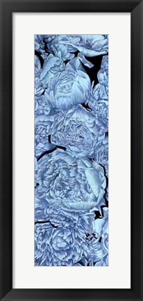 Framed Blue Peonies II Print