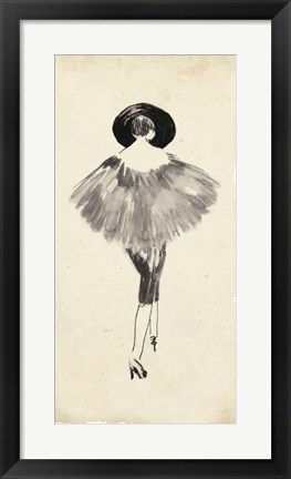 Framed Fashion Glimpse III Print