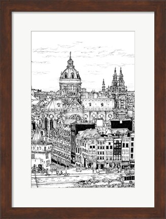 Framed Tour of Europe V Print