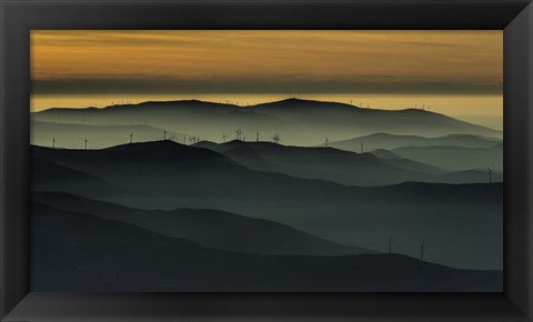 Framed Below The Horizon Print