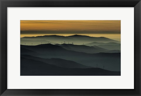 Framed Below The Horizon Print