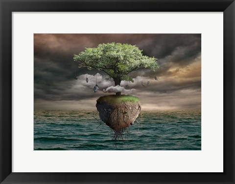 Framed Ornamental Tree Print