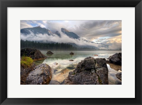 Framed Rocks Print