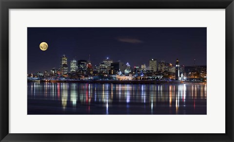 Framed Montreal Night Print