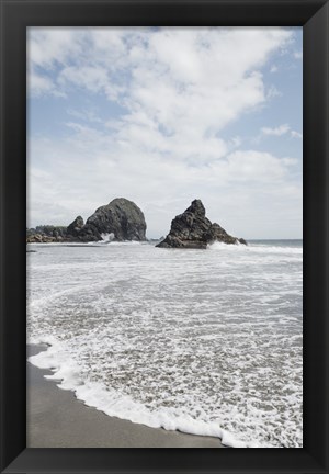 Framed Harris Beach Oregon Print