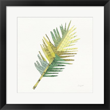 Framed Tropical Fun Palms I Print