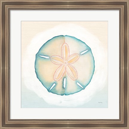 Framed Boardwalk Sand Dollar Print