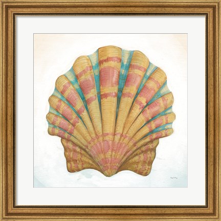 Framed Boardwalk Scallop Print