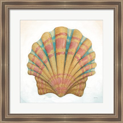 Framed Boardwalk Scallop Print