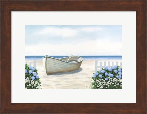 Framed Beach Days I Print