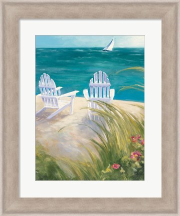 Framed Regatta I Crop Print