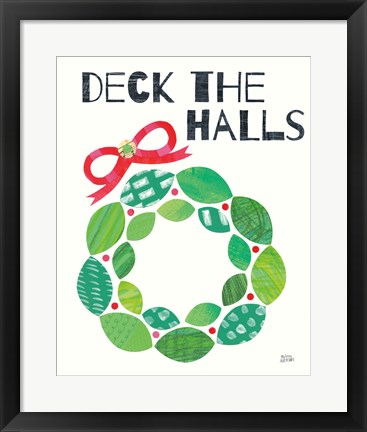 Framed Mod Christmas III Print