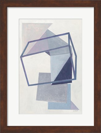 Framed Paper Trail III Print