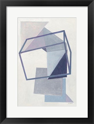 Framed Paper Trail III Print