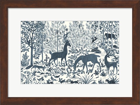 Framed Forest Life I Print