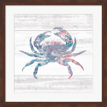 Framed Ocean Life I Print